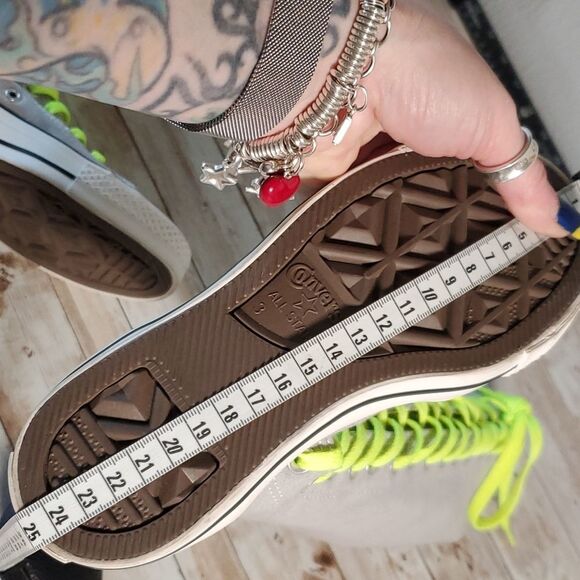 Converse All Stars Knee High Gray Chuck Taylors 5‎ - Picture 10 of 10